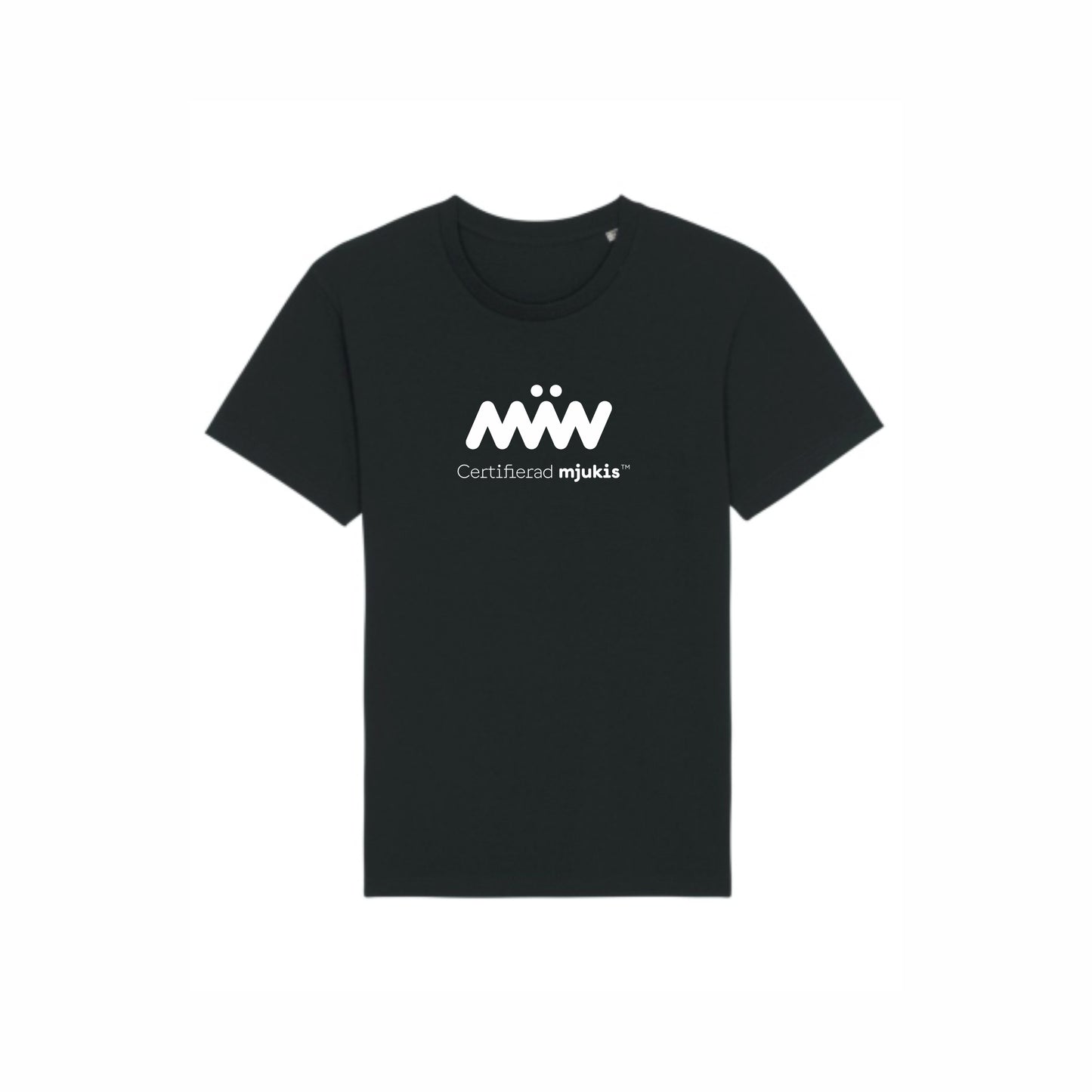 Ekologisk t-shirt Certifierad Mjukis Svart