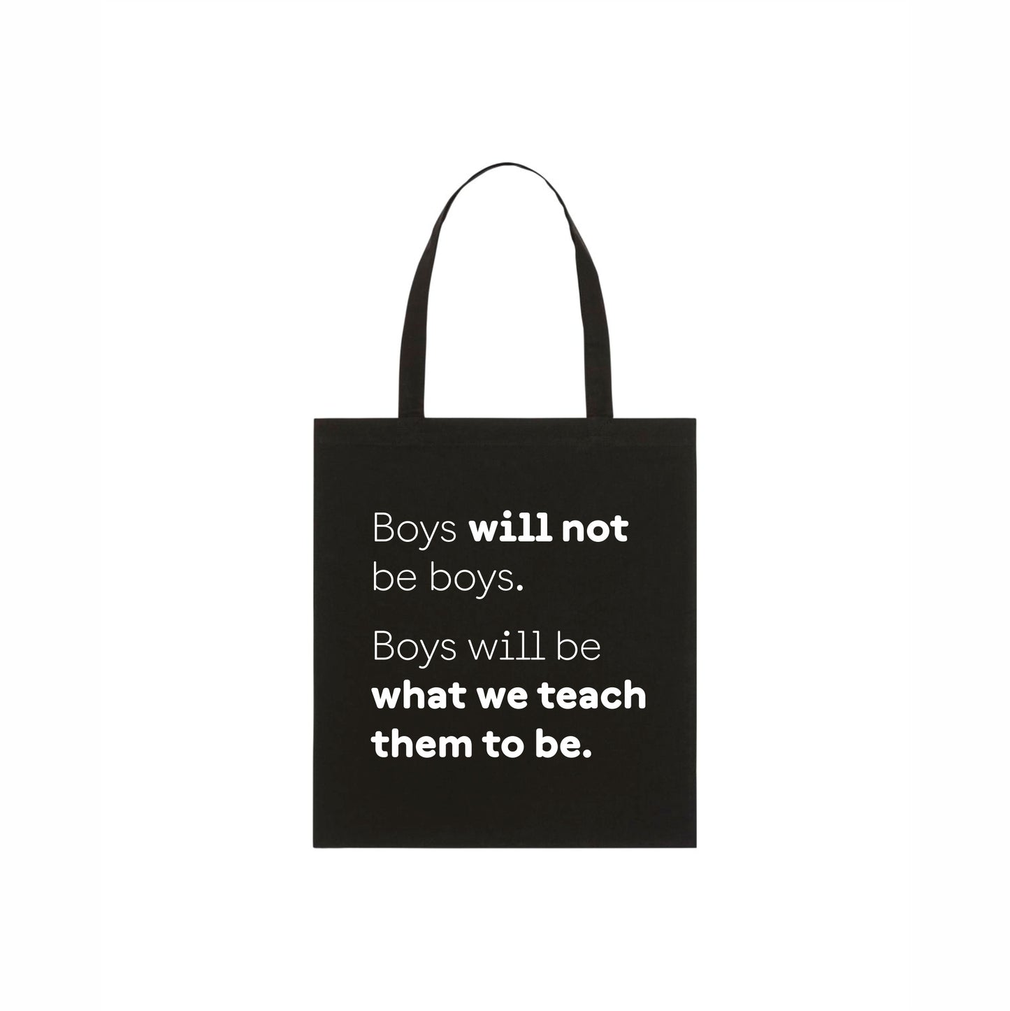 Ekologisk tygpåse – Boys will not be boys